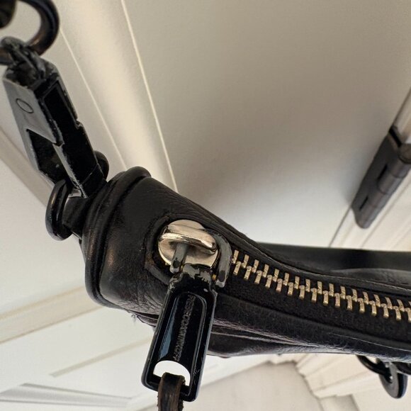 Rebecca Minkoff All Black Leather Mini Mac Bag - Picture 4 of 7